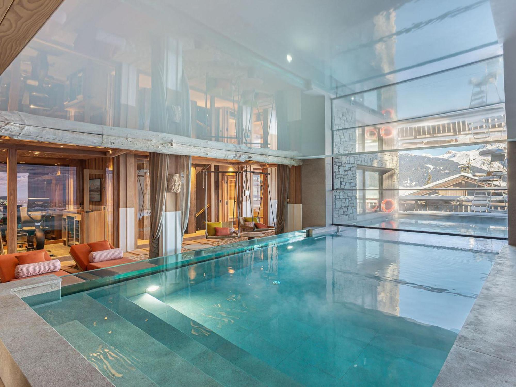 Chalet Luxueux A Courchevel Avec Piscine, Cinema, Salle De Sport Et Service Complet - Fr-1-562-71 Exterior foto